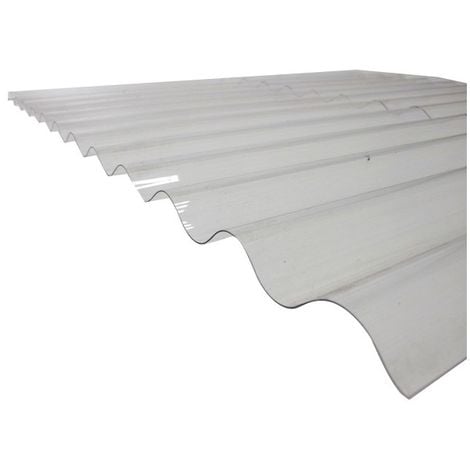 Plaque PVC ondulée (PO 76/18 - petites ondes)