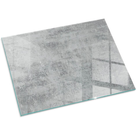 Plaque Rectangulaire avec impression en verre trempé pour cheminée indépendante de sol Texture de fond abstraite 80x60 cm