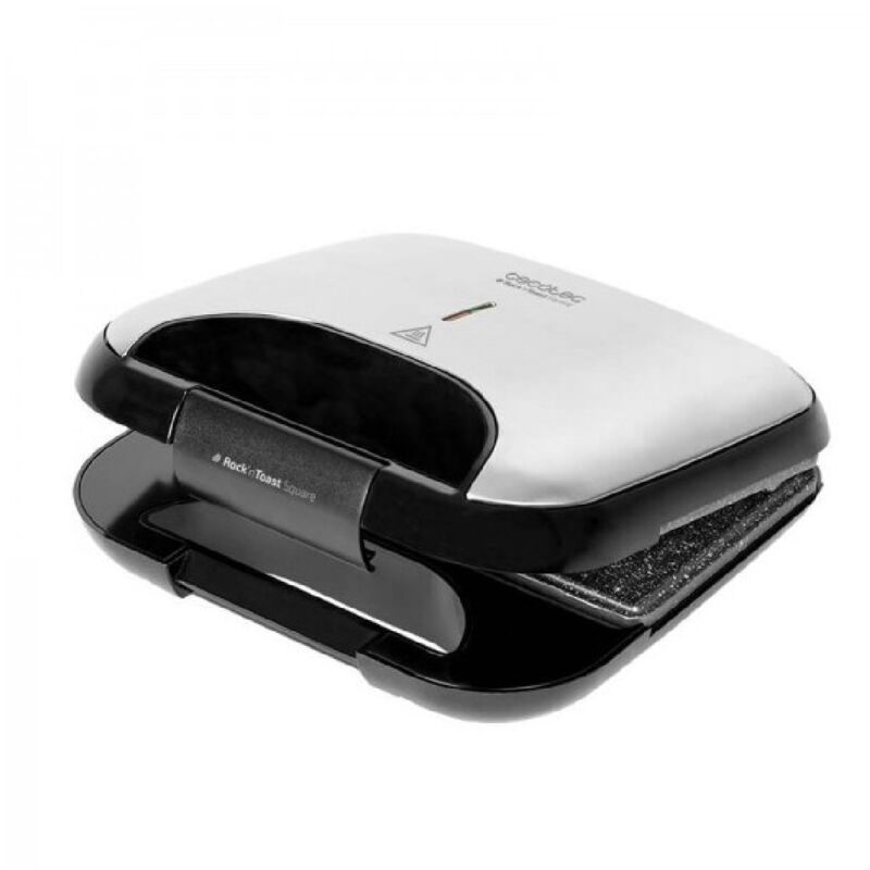 Cecotec - Appareil à sandwichs Rock'nToast Square