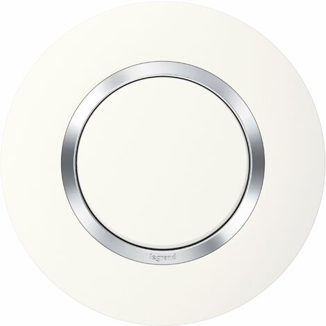 PLAQUE 2P BLANC CHROME DOOXIE