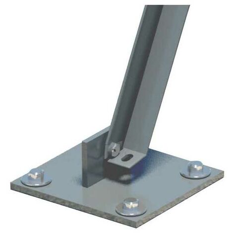 Plaque Saette L cm 100X100 Zinguée Sfb