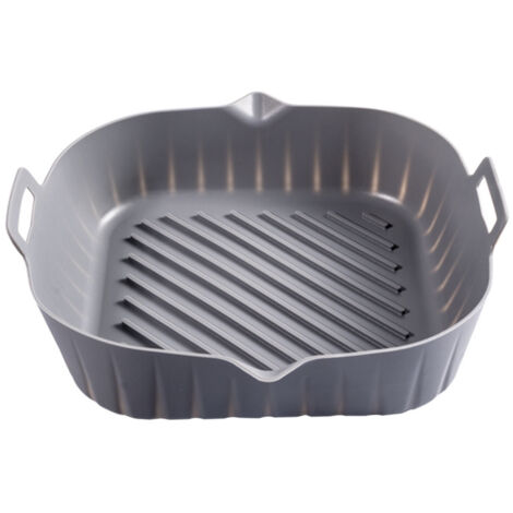 Plaque silicone friteuse air, tapis cuisson antiadhésif réutilisable durable