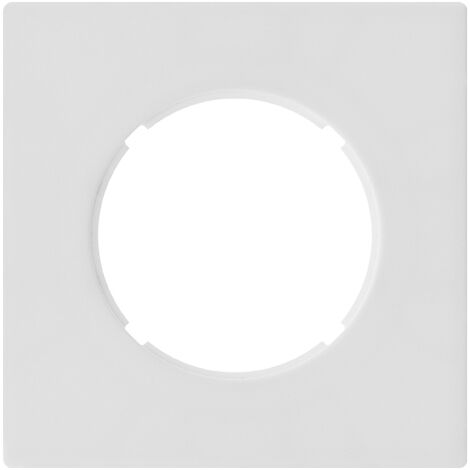 Plaque simple BLANC DOM - FONTINI