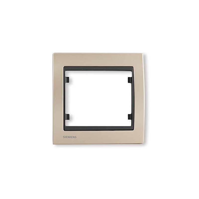 Delta iris plaque simple métal champagne SIE266603 - Siemens