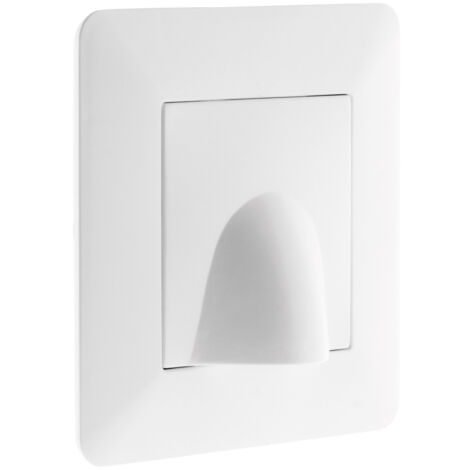 Plaque sortie de câble 16A - Blanc - Artezo - Zenitech