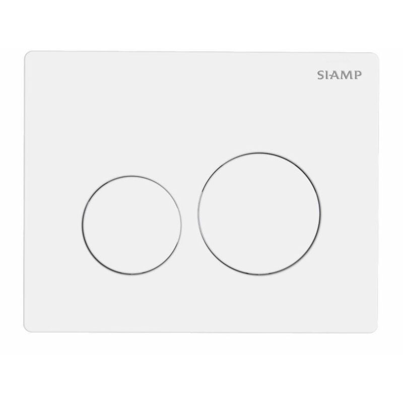 Siamp - plaque ue de commande spherique √are - ingenio - 100% blanc ref.31261060