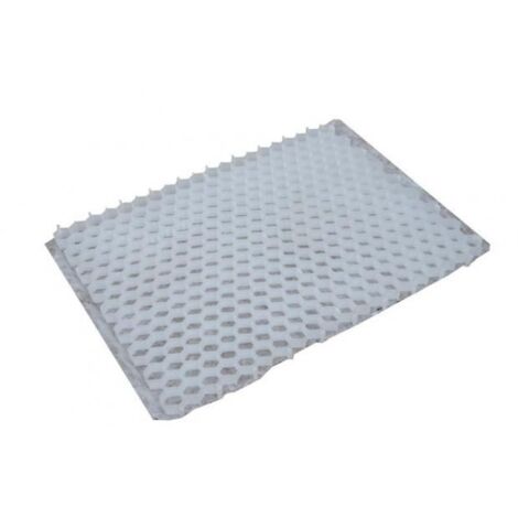 Plaque stabilisatrice pour gravier avec géotextile,ALVEPLAC blanc cassé