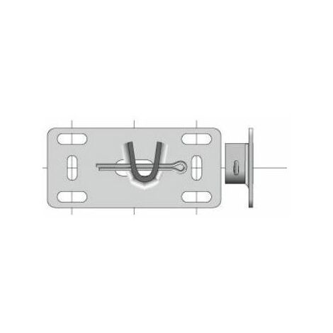 Plaque support embout ø 16 somfy