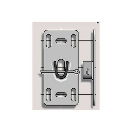 Plaque support embout ø 16 somfy