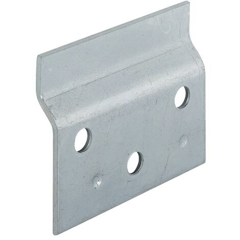 Plaque support ferrure suspension acier zingué 60x48mm ajustable - 290.08.900