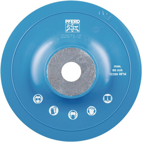 Plaque support GT D.125mm M14 avec écrou de serrage PFERD