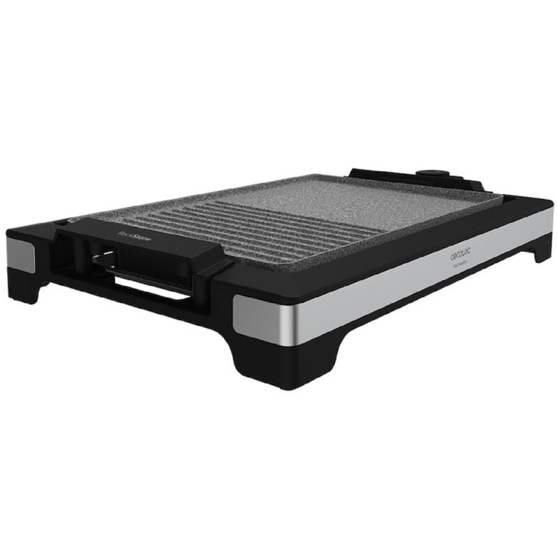 Cecotec - Plancha Tasty&Grill 2000 Inox MixStone