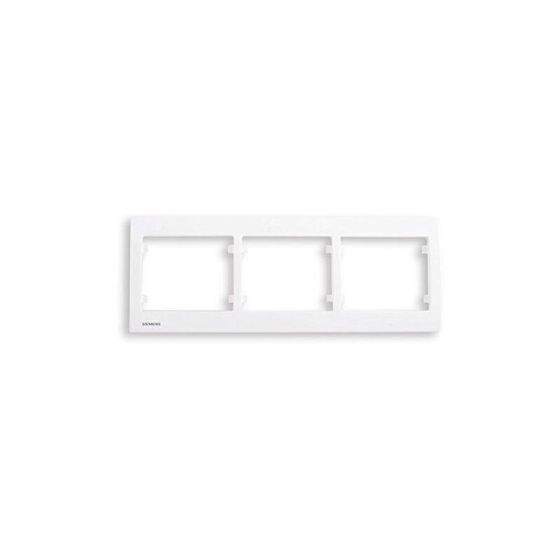 Delta iris plaque triple horizontale blanc SIE266535 - Siemens