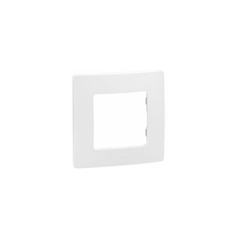 plaque ue legrand niloe 1 poste pur blanc