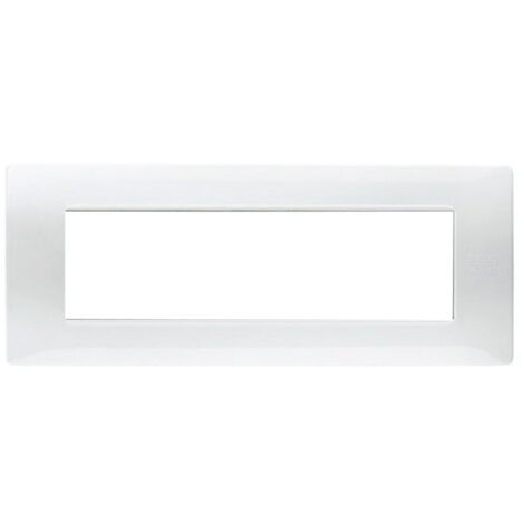 Plaque Urmet Simon Nea Flexa 7 modules blanc glace 11807.BG