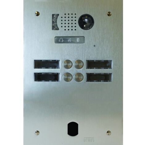 Plaque video alu 2r 4 bp 2VOICE URMET V83/204