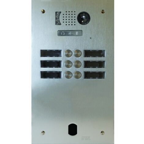 Plaque video alu 2r 6 bp 2 voice - URMET V83/206