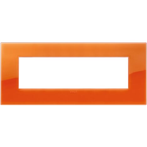 Plaque Vimar Arke 7 modules classic reflex orange 19657.63