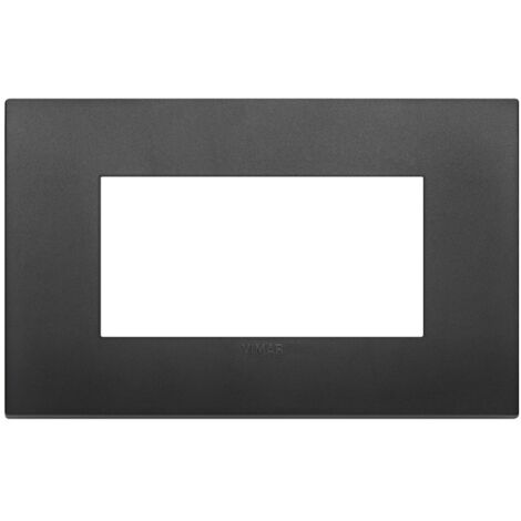 Plaque Vimar Arke classic 4 modules noir 19654.71