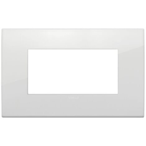Plaque Vimar FIT 4 modules polar matt 19954.26