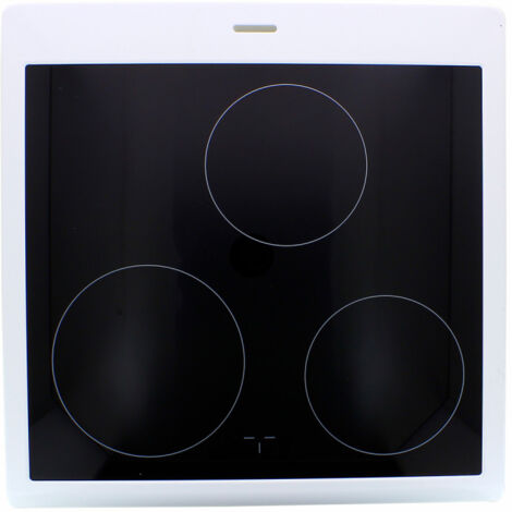 PLAQUE VITRO BLANC  9004247 pour Cuisinière LISTO , CUIS VITRO LISTO CV5055 L2B, CUIS VITRO LISTO CV5055 L3B, CUISINIERE VITROCERAMIQUE LISTO CV5055 L3N