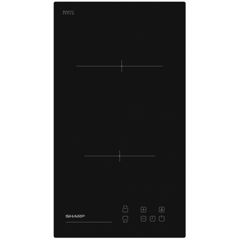 Plaque vitrocéramique SHARP 3000W 29cm, KH3V19NT00FR - Noir