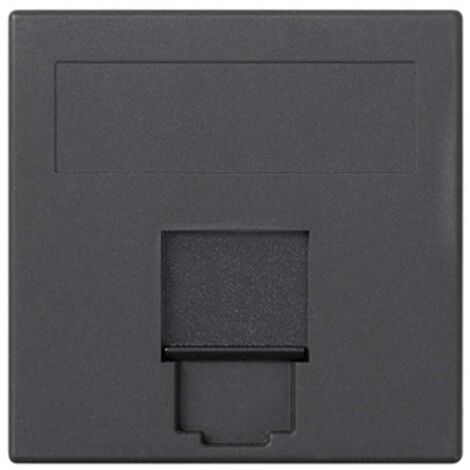 Plaque voix et données plate cg 1c amp / br / sy / kr / be graphite SIMON 50000085-038