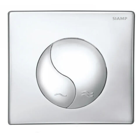 Plaque YIN YANG chromée brillant Siamp