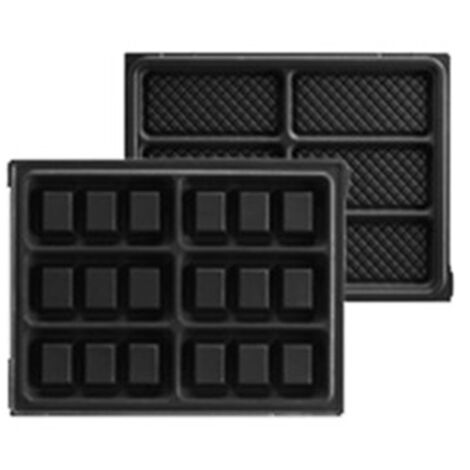 Plaques 6 mini gaufres pour tarti'gaufres - Lagrange - 020322