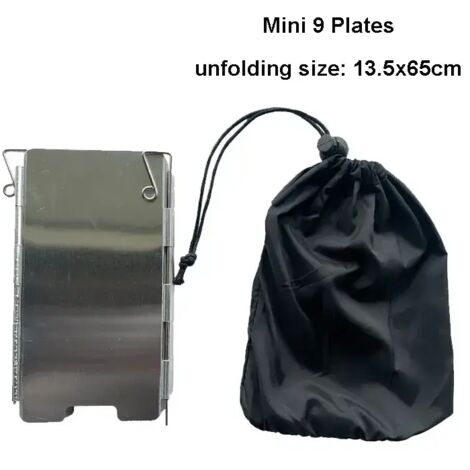 Plaques 8/9/10/12/14/16 Pare-vent pour réchaud à gaz, idéal pour le camping, les pique-niques et la cuisson en extérieur. Écran coupe-vent en alliage d'aluminium pour réchauds portables.