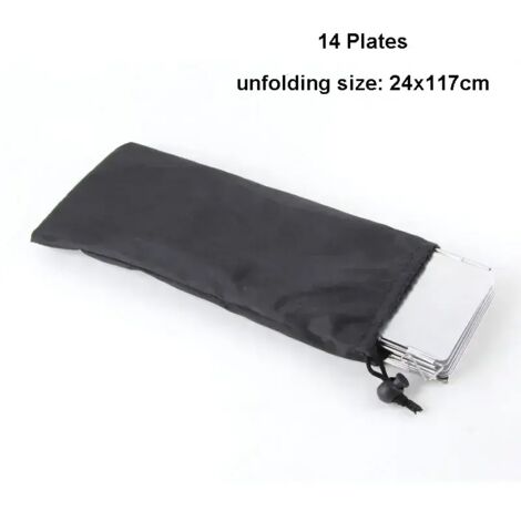 Plaques 8/9/10/12/14/16 Pare-vent pour réchaud à gaz, idéal pour le camping, les pique-niques et la cuisson en extérieur. Écran coupe-vent en alliage d'aluminium pour réchauds portables.