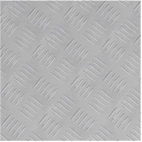 Plaques à damier 2 pcs Argent 40 x 40 cm Aluminium CFW277678