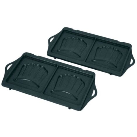 Plaques croque monsieur pour petit électroménager – Compatible Tefal et Moulinex – Longueur 23cm, largeur 12cm – SS203201