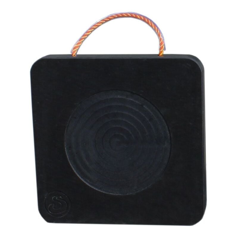 Soltec Srl - Plaques de calage pour grues - Plates-formes pour grues pieds stabilisateurs de grue plate-forme de pieux 40 x 40 cm, épaisseur 50 mm