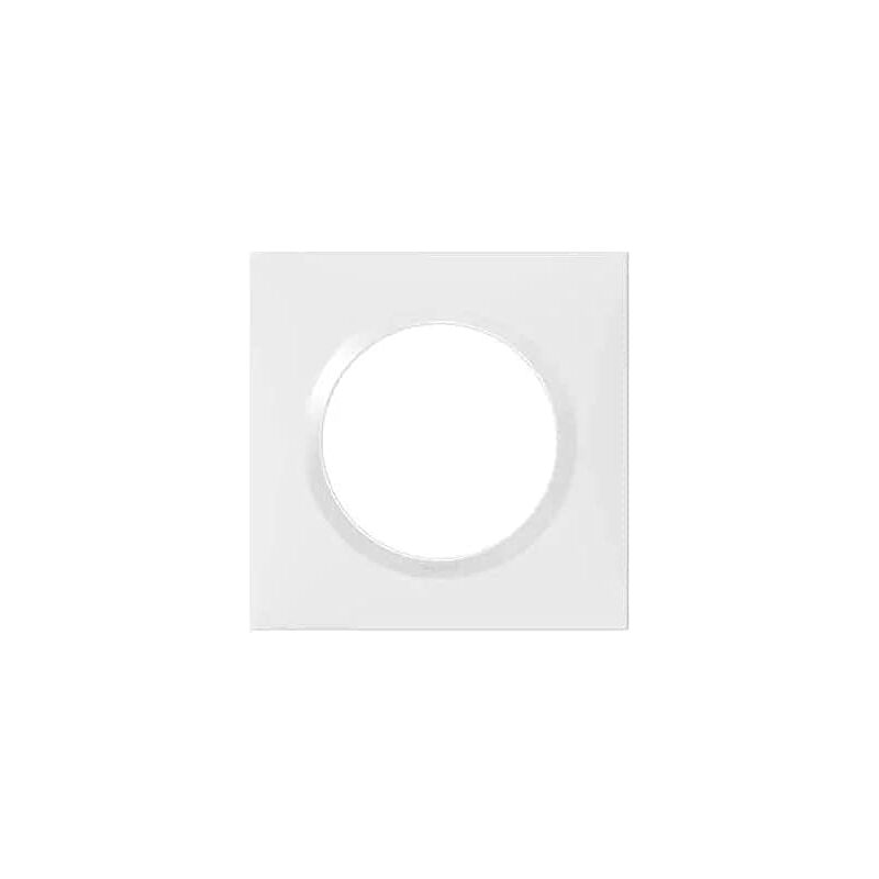 Legrand - 600941 plaquescarrées dooxie, 1 poste, blanc, lot de 100