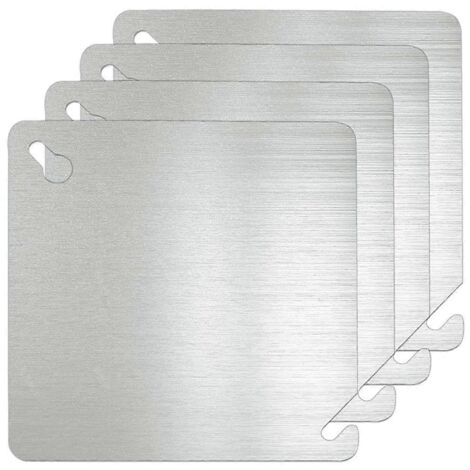 Plaques de recouvrement métalliques pour boîtes électriques, plaques de recouvrement pour boîtes de jonction électriques argentées