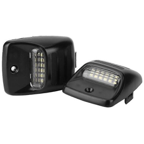 Plaques d'immatriculation LED 18 lumières pour Toyota Tacoma 2005-2015, feux de plaque DC12V, remplacement direct, paire de 2.