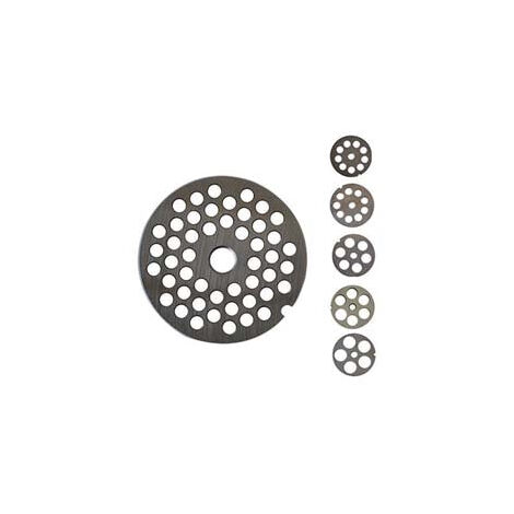 Plaques en acier au carbone pour hachoir à viande électrique - n°12 trou 8mm