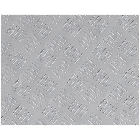 Plaques en alu antidérapantes vidaXL 2 pcs 50x40 cm