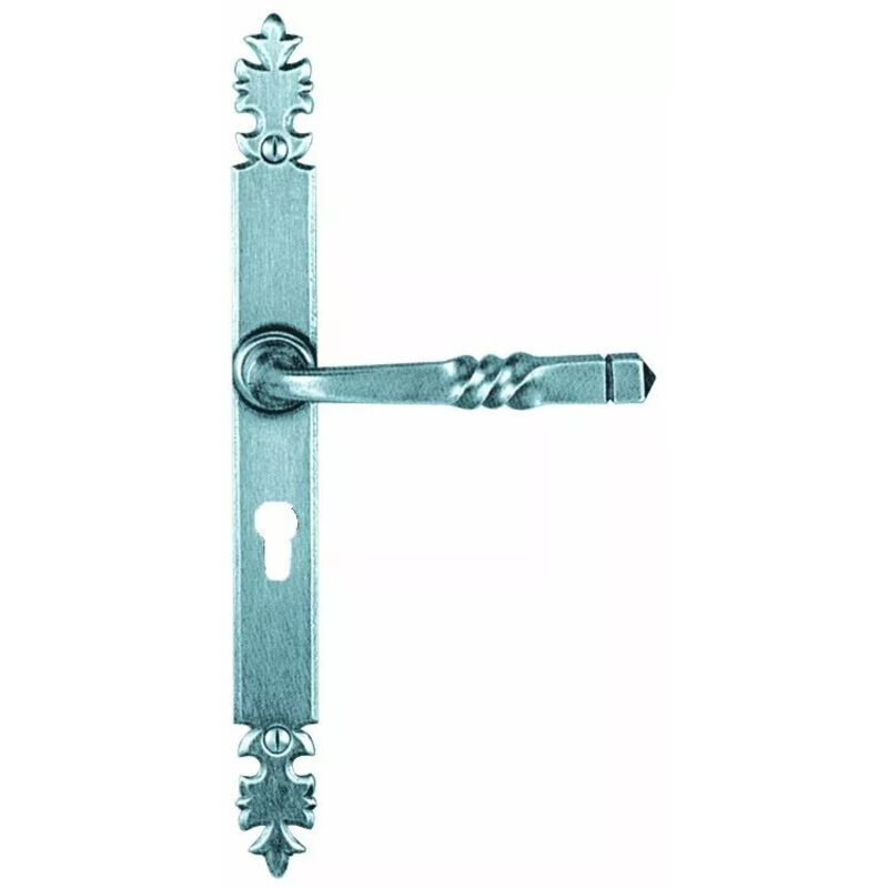 Bouvet - Plaques étroites de 285 x 25 mm finition fer patiné cémenté pour Ensemble Bourgogne clé i