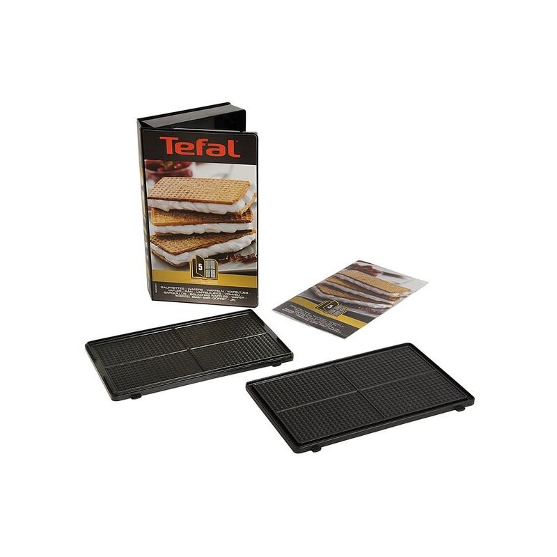 Plaques gaufrettes par 2 pour Croque-monsieur Tefal