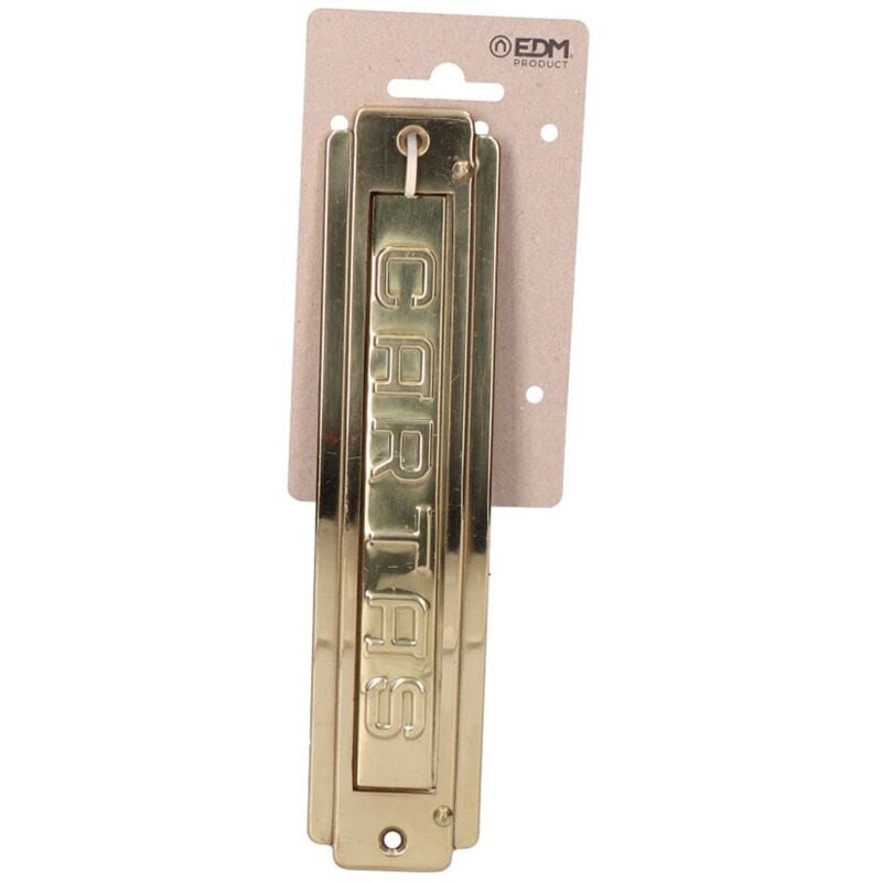 E3/85577 Placas Buzon Laton Pulido 22X5Cm