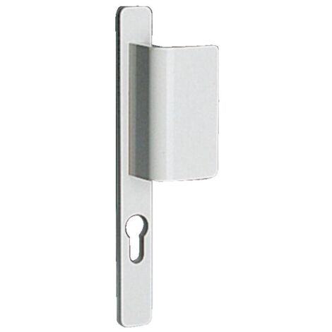 Plaques palières étroites en aluminium finition blanc clé I la paire - VACHETTE