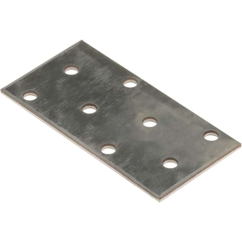 Vidaxl - Plaques perforées 60 pcs 2 mm 80x40 mm acier galvanisé