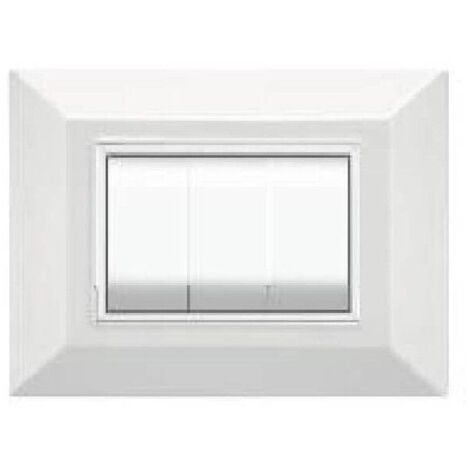 Plaques Plaques Plaques Compatibles Pour Axolute Série Bticino Colorées Sq Blanc