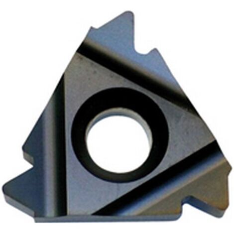 Plaquette à fileter ISO, filetage intérieur, 60° métrique, profil plein, Désignation, 16 IR 125 ISO 5025, Pas 1,25 mm (Par 10)