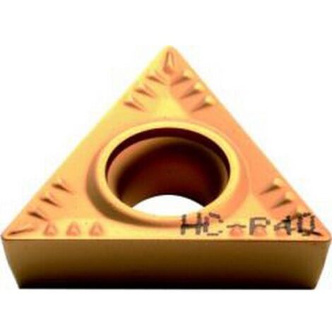 Plaquette amovible de fraisage ISO, Désignation : TCMT 16T304 WM PTT20, Rayon d'angle : 0,4 (Par 10)