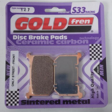 Plaquette de frein Gold Fren pour Moto Kawasaki 305 Kz A 1981 à