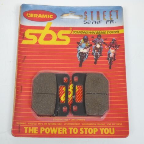 Plaquette de frein SBS pour Moto Suzuki 80 RG gamma 1984 à 1994