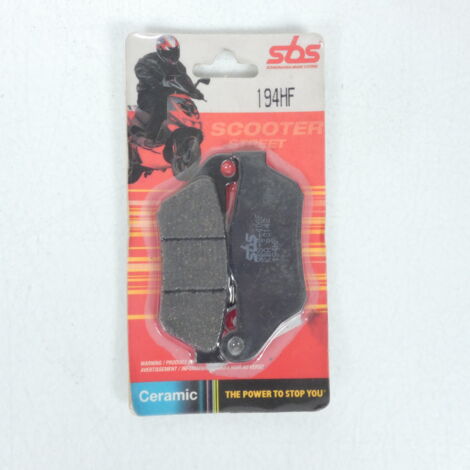 Plaquette de frein SBS pour Scooter MBK 250 Ypr Skycruiser 2005 à